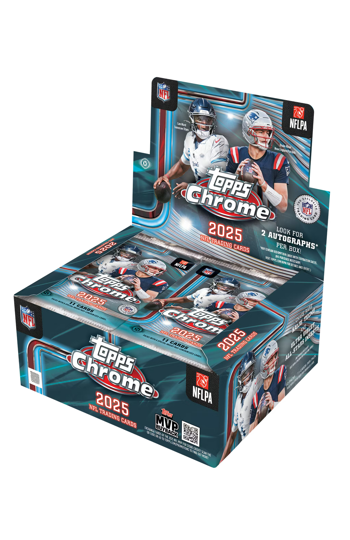 2025 Topps Chrome Football Jumbo Hobby Box