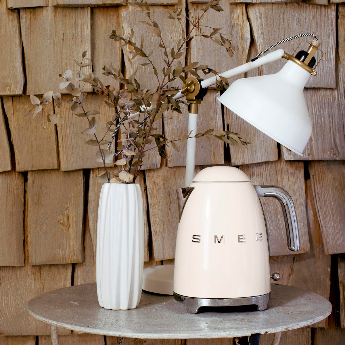 Smeg KLF03CRUK Retro Style Kettle - Cream