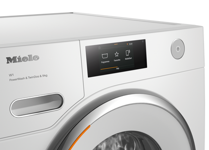 9kg Front-Load Washing Machine, 1600 rpm, Auto Detergent Dosing, Steam & WiFi, White
