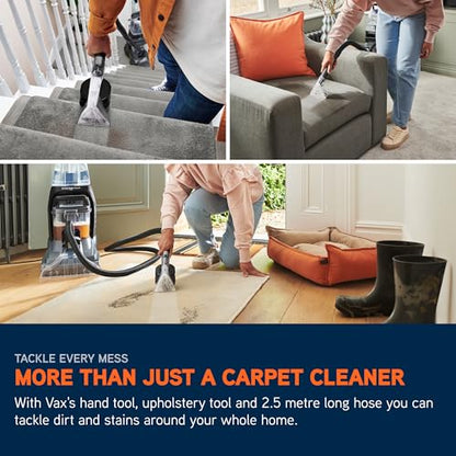 Vax SpinScrub Power Plus Carpet Cleaner Machine, Rug, Upholstery, Car, Stair Upright Shampooer Washer