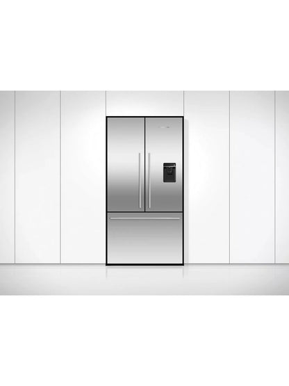 569L French Door Freestanding Fridge Freezer, Stainless Steel, Frost Free, E Energy Rating