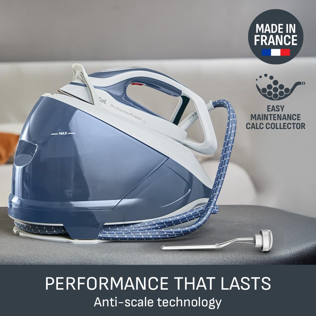 Tefal ProExpress Protect Steam Generator Iron, 7.5-Bar High Pressure, 560g/min Steam Boost