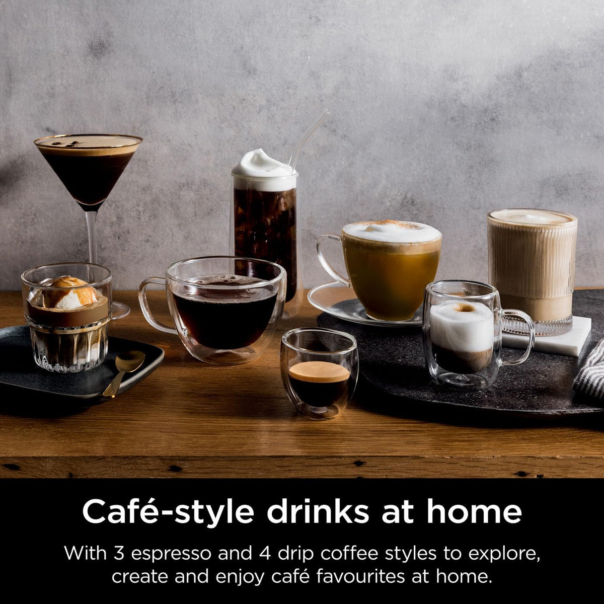 Ninja Luxe Premier 3-in-1 Coffee Machine, Latte, Cappuccino, Cold Brew & Espresso Maker