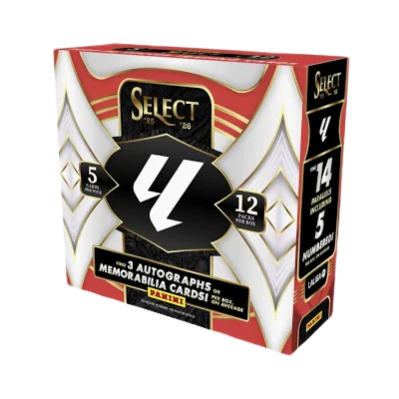 2025/26 Panini Select La Liga Soccer Hobby 12 Box Case