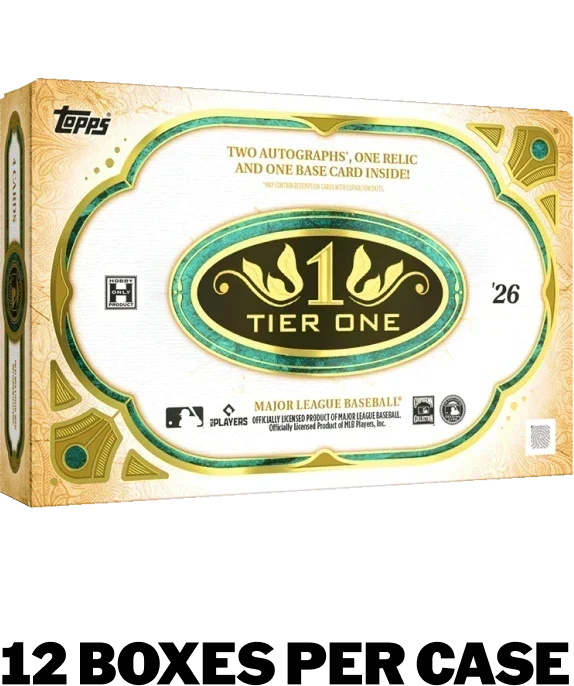 2026 Topps Tier One Baseball Hobby Case (12 Box)
