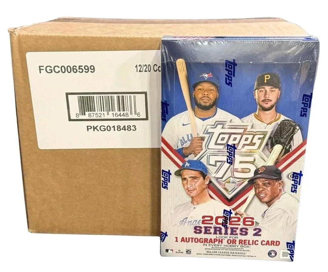 2026 Topps Series 2 Baseball Hobby Case (12 Box)